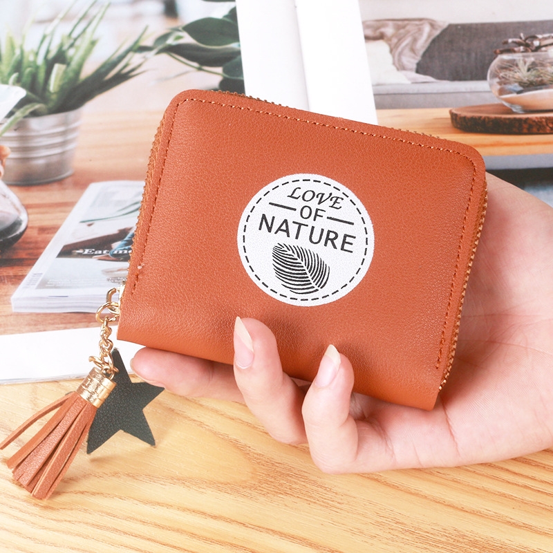 Ví Nữ Mini Ngắn Cầm Tay Dễ Thương Nữ Tính Hàn Quốc TVNN218