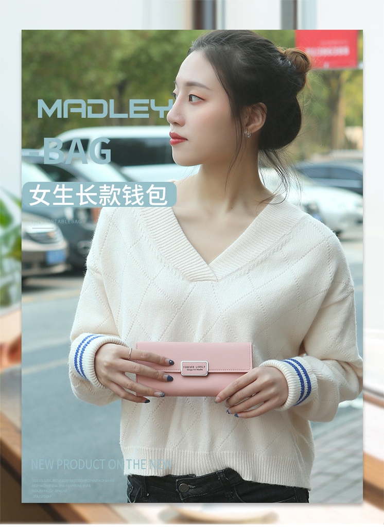 Ví Cầm Tay Nữ Dài Dễ Thương Nữ Tính Hàn Quốc TVNN230