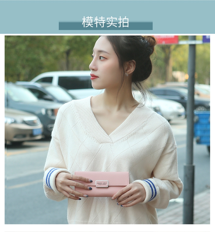 Ví Cầm Tay Nữ Dài Dễ Thương Nữ Tính Hàn Quốc TVNN230