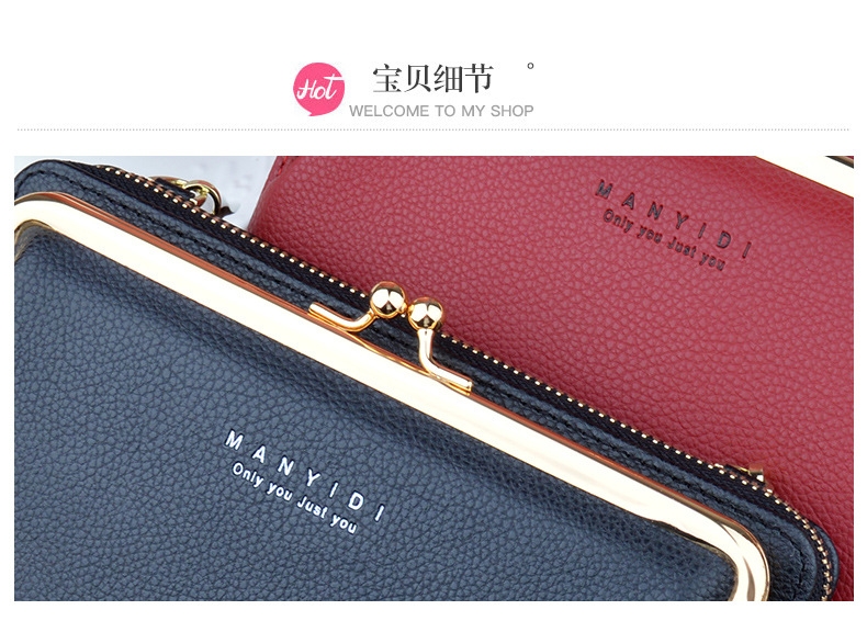 Ví Cầm Tay Nữ Dài Đeo Chéo Cao Cấp Sang Trọng Phong Cách Hàn Quốc TVNN261