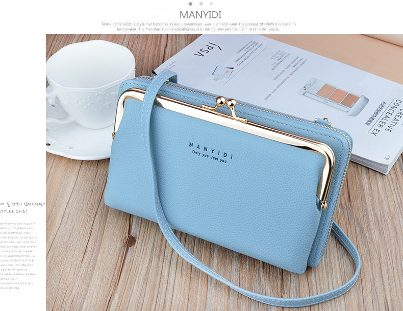 Ví Cầm Tay Nữ Dài Đeo Chéo Cao Cấp Sang Trọng Phong Cách Hàn Quốc TVNN261