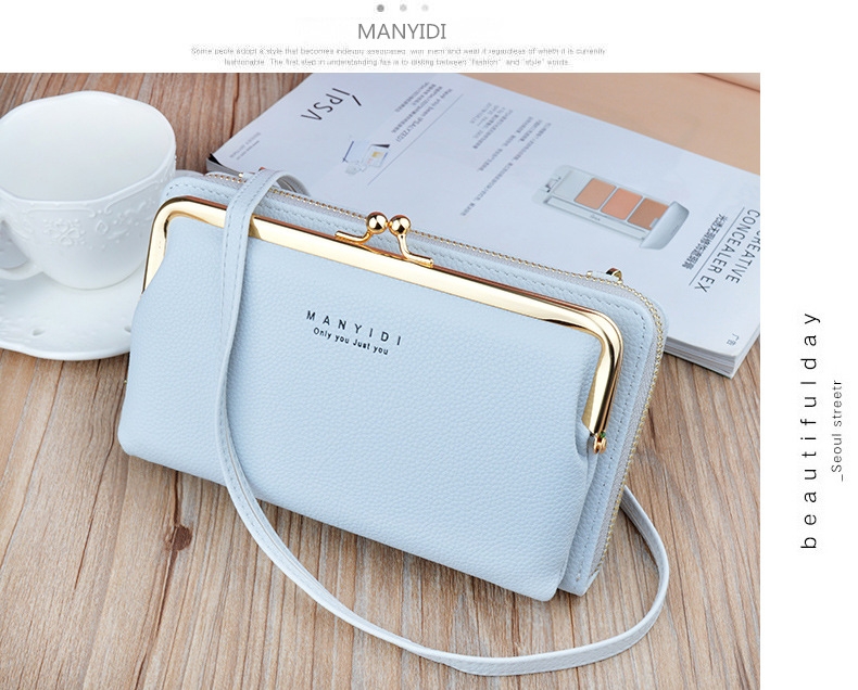 Ví Cầm Tay Nữ Dài Đeo Chéo Cao Cấp Sang Trọng Phong Cách Hàn Quốc TVNN261