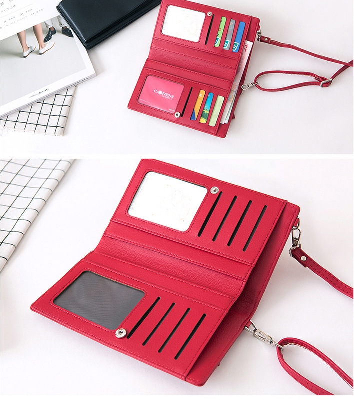 Ví Cầm Tay Nữ Dài Đeo Chéo Cao Cấp Sang Trọng Phong Cách Hàn Quốc TVNN264