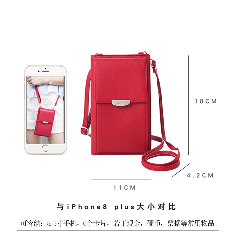 Ví Cầm Tay Nữ Dài Đeo Chéo Cao Cấp Sang Trọng Phong Cách Hàn Quốc TVNN264