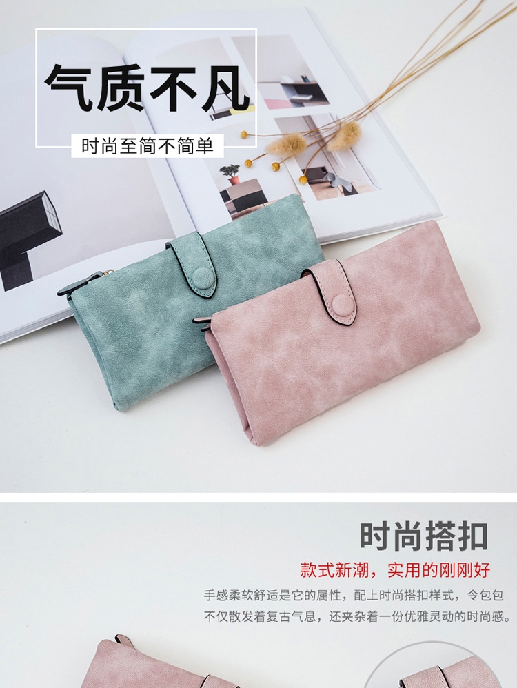  Ví Cầm Tay Nữ Dài Dễ Thương Nữ Tính Hàn Quốc TVNN265