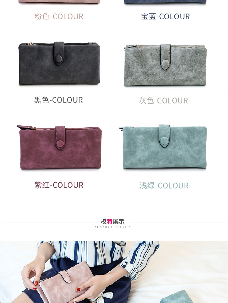  Ví Cầm Tay Nữ Dài Dễ Thương Nữ Tính Hàn Quốc TVNN265