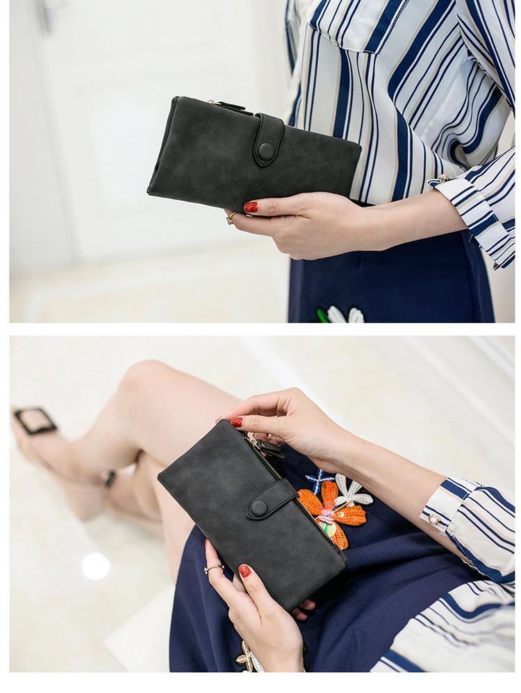  Ví Cầm Tay Nữ Dài Dễ Thương Nữ Tính Hàn Quốc TVNN265