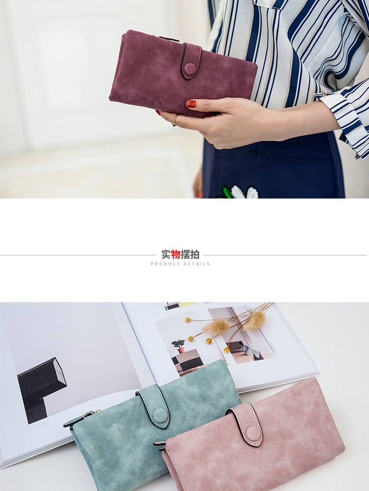  Ví Cầm Tay Nữ Dài Dễ Thương Nữ Tính Hàn Quốc TVNN265