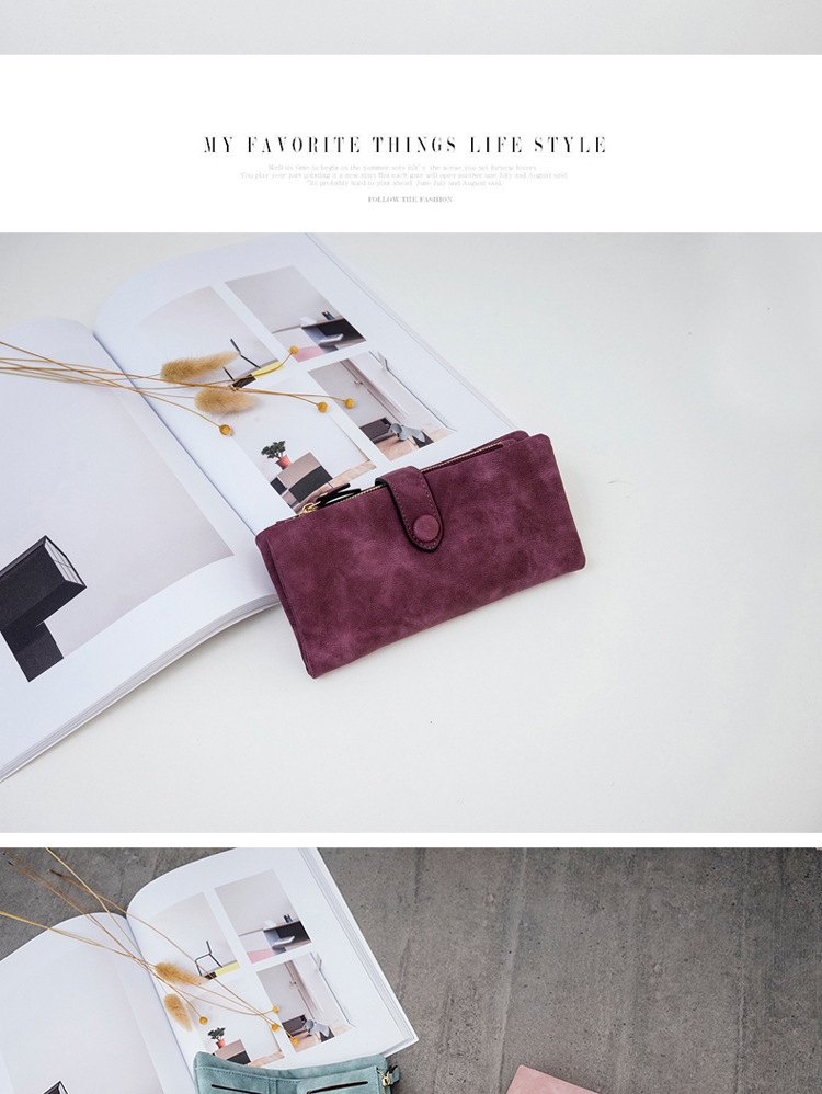  Ví Cầm Tay Nữ Dài Dễ Thương Nữ Tính Hàn Quốc TVNN265