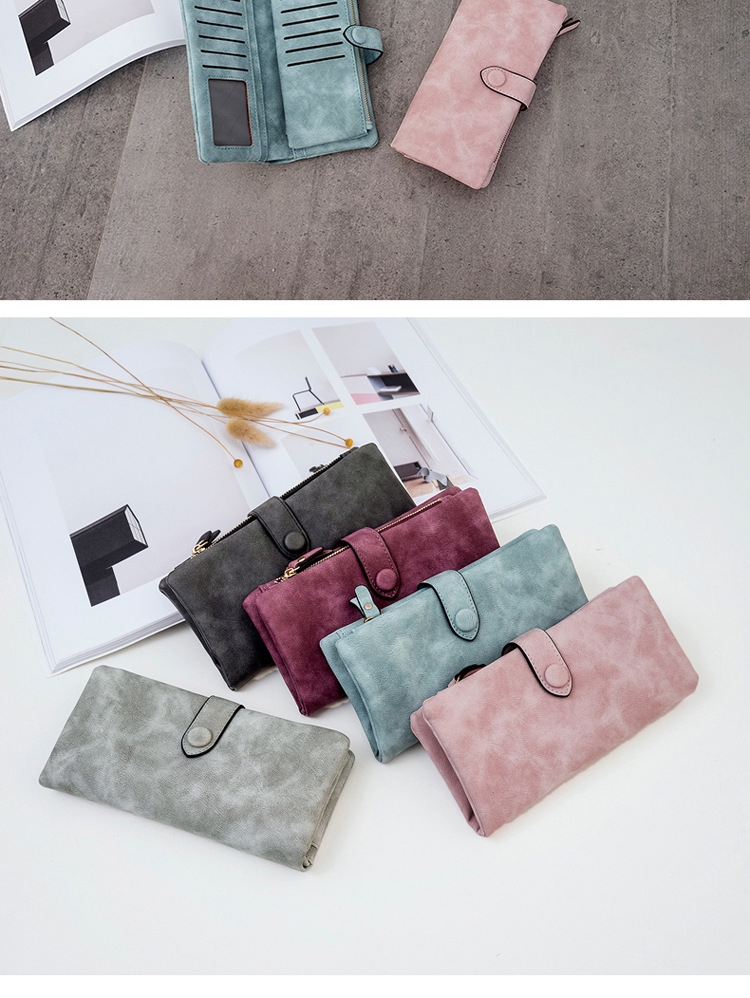  Ví Cầm Tay Nữ Dài Dễ Thương Nữ Tính Hàn Quốc TVNN265