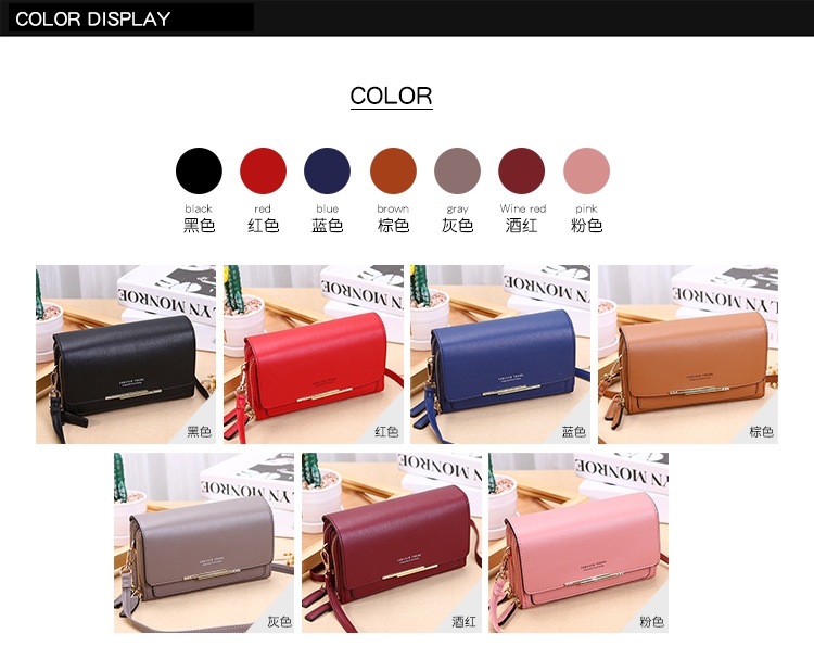 Ví Cầm Tay Nữ Dài Đeo Chéo Cao Cấp Sang Trọng Phong Cách Hàn Quốc TVNN270