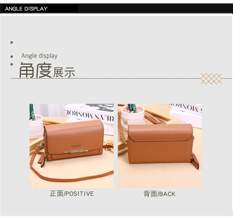 Ví Cầm Tay Nữ Dài Đeo Chéo Cao Cấp Sang Trọng Phong Cách Hàn Quốc TVNN270