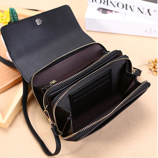 Ví Cầm Tay Nữ Dài Đeo Chéo Cao Cấp Sang Trọng Phong Cách Hàn Quốc TVNN271