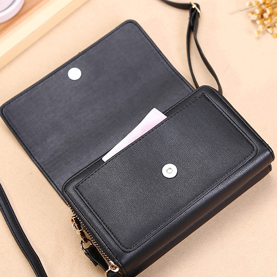 Ví Cầm Tay Nữ Dài Đeo Chéo Cao Cấp Sang Trọng Phong Cách Hàn Quốc TVNN271