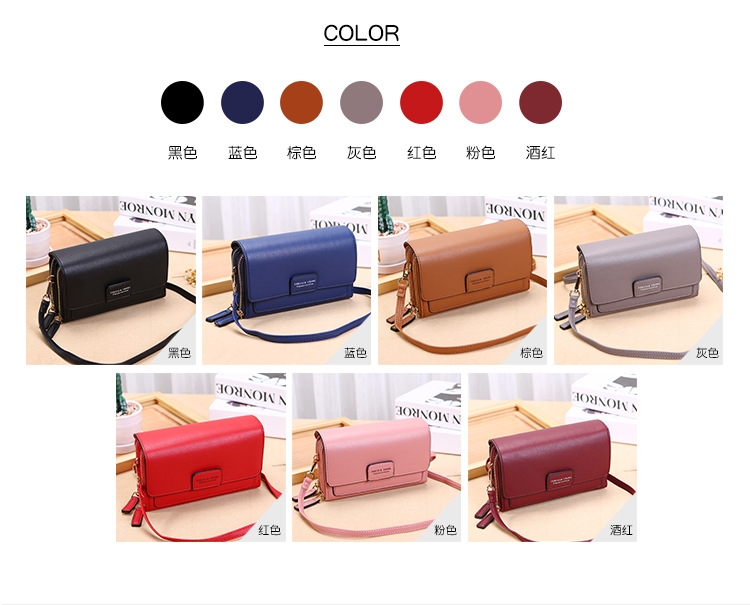 Ví Cầm Tay Nữ Dài Đeo Chéo Cao Cấp Sang Trọng Phong Cách Hàn Quốc TVNN271