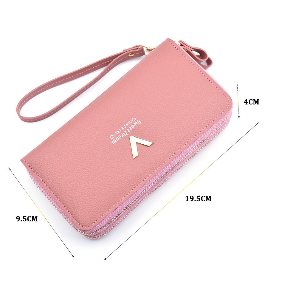 Ví Cầm Tay Nữ Dài Dễ Thương Nữ Tính Hàn Quốc TVNN272