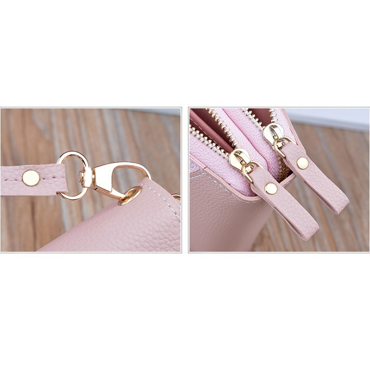  Ví Cầm Tay Nữ Dài Dễ Thương Nữ Tính Hàn Quốc TVNN274