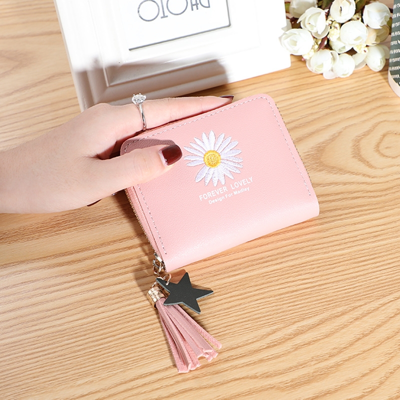 Ví Nữ Mini Ngắn Cầm Tay Dễ Thương Nữ Tính Hàn Quốc TVNN287