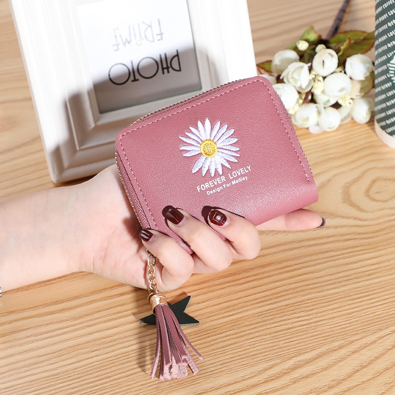 Ví Nữ Mini Ngắn Cầm Tay Dễ Thương Nữ Tính Hàn Quốc TVNN287