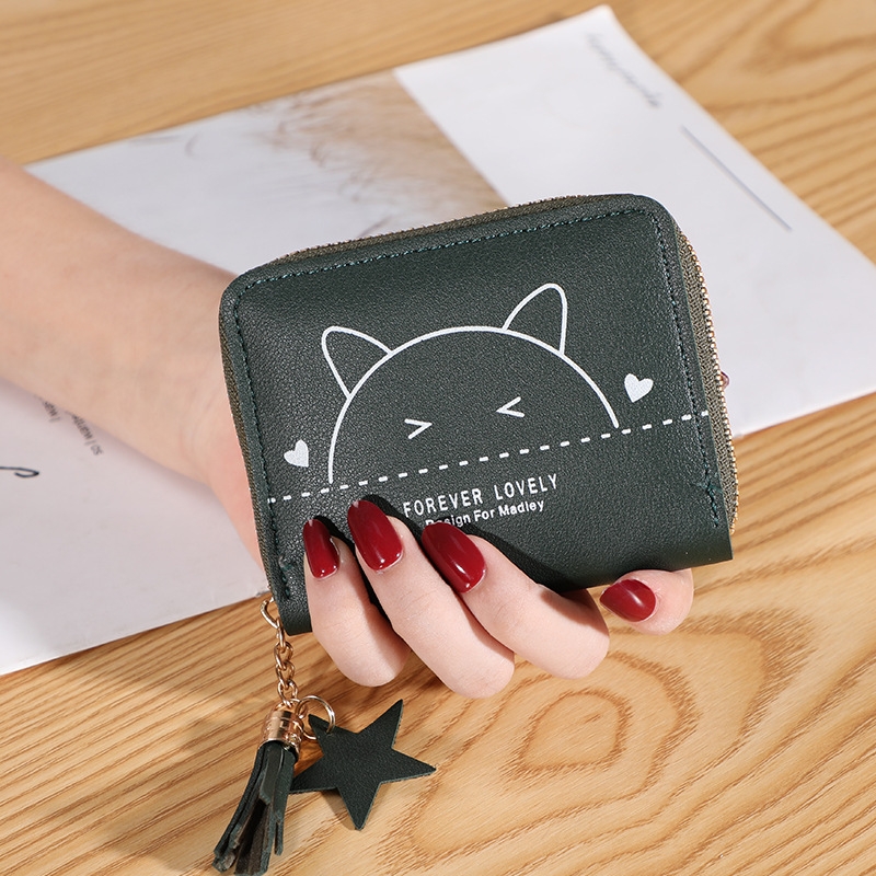 Ví Nữ Mini Ngắn Cầm Tay Dễ Thương Nữ Tính Hàn Quốc TVNN288