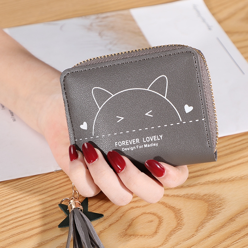 Ví Nữ Mini Ngắn Cầm Tay Dễ Thương Nữ Tính Hàn Quốc TVNN288