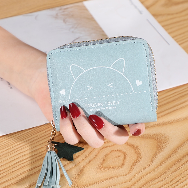 Ví Nữ Mini Ngắn Cầm Tay Dễ Thương Nữ Tính Hàn Quốc TVNN288