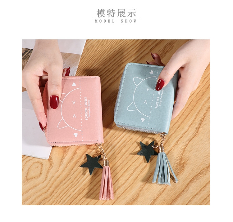 Ví Nữ Mini Ngắn Cầm Tay Dễ Thương Nữ Tính Hàn Quốc TVNN288