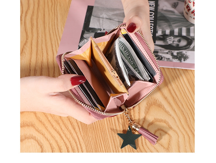 Ví Nữ Mini Ngắn Cầm Tay Dễ Thương Nữ Tính Hàn Quốc TVNN288