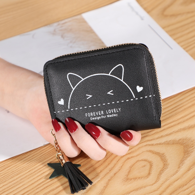 Ví Nữ Mini Ngắn Cầm Tay Dễ Thương Nữ Tính Hàn Quốc TVNN288