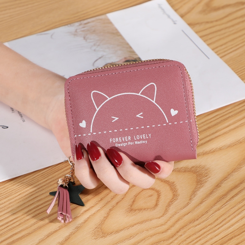 Ví Nữ Mini Ngắn Cầm Tay Dễ Thương Nữ Tính Hàn Quốc TVNN288