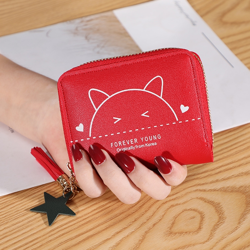 Ví Nữ Mini Ngắn Cầm Tay Dễ Thương Nữ Tính Hàn Quốc TVNN288