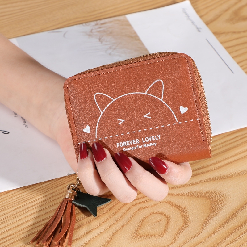 Ví Nữ Mini Ngắn Cầm Tay Dễ Thương Nữ Tính Hàn Quốc TVNN288