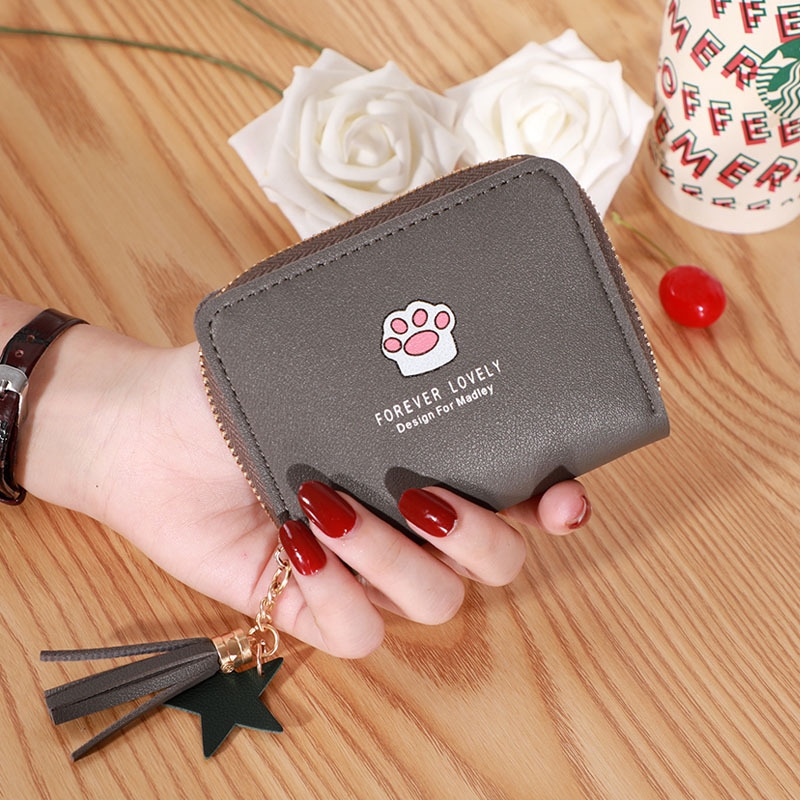 Ví Nữ Mini Ngắn Cầm Tay Dễ Thương Nữ Tính Hàn Quốc TVNN289