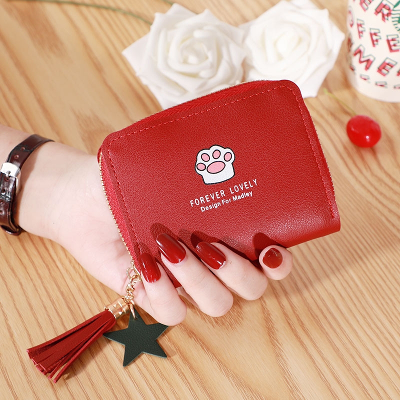 Ví Nữ Mini Ngắn Cầm Tay Dễ Thương Nữ Tính Hàn Quốc TVNN289