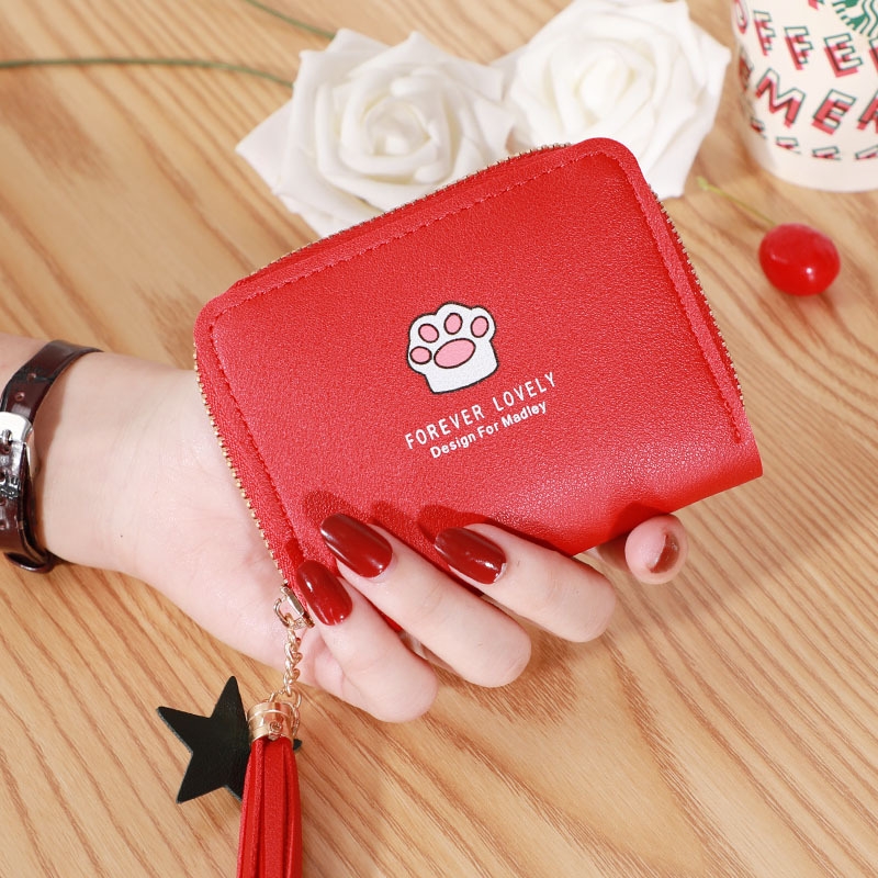 Ví Nữ Mini Ngắn Cầm Tay Dễ Thương Nữ Tính Hàn Quốc TVNN289