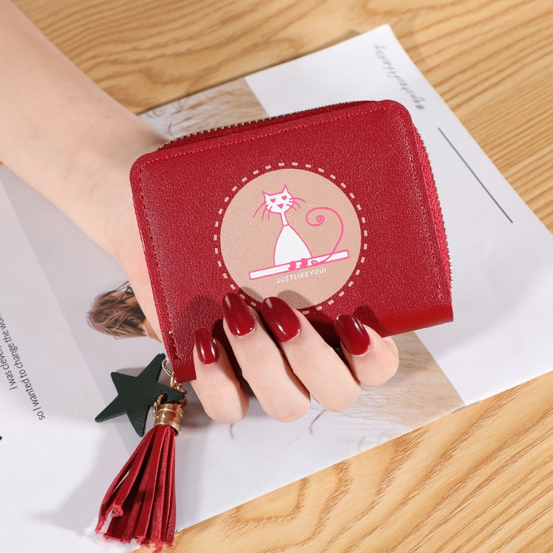 Ví Nữ Mini Ngắn Cầm Tay Dễ Thương Nữ Tính Hàn Quốc TVNN290