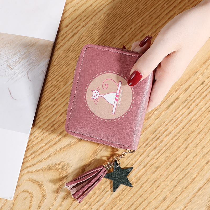 Ví Nữ Mini Ngắn Cầm Tay Dễ Thương Nữ Tính Hàn Quốc TVNN290