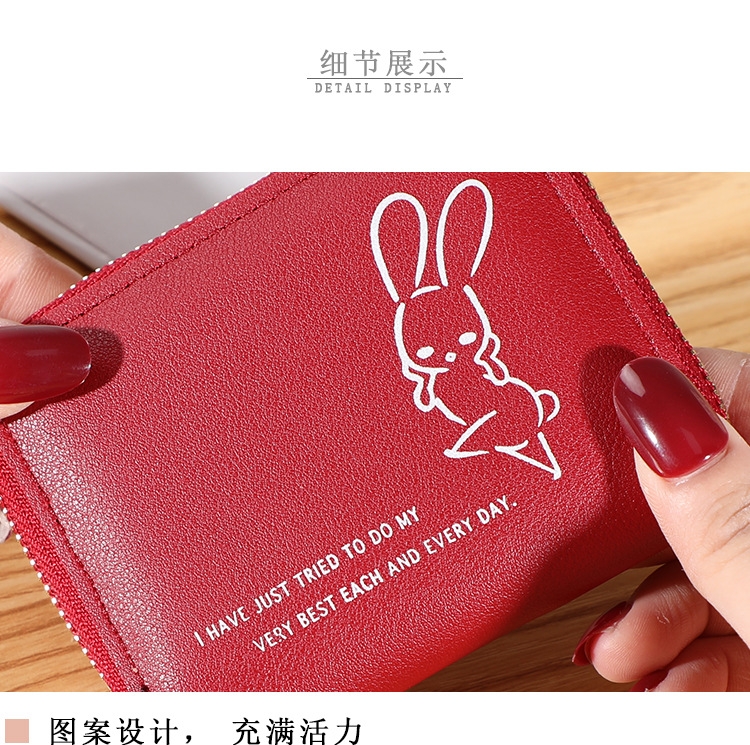 Ví Nữ Mini Ngắn Cầm Tay Dễ Thương Nữ Tính Hàn Quốc TVNN291