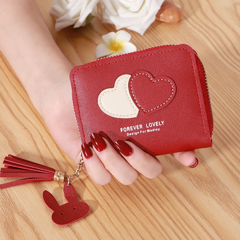 Ví Nữ Mini Ngắn Cầm Tay Dễ Thương Nữ Tính Hàn Quốc TVNN292