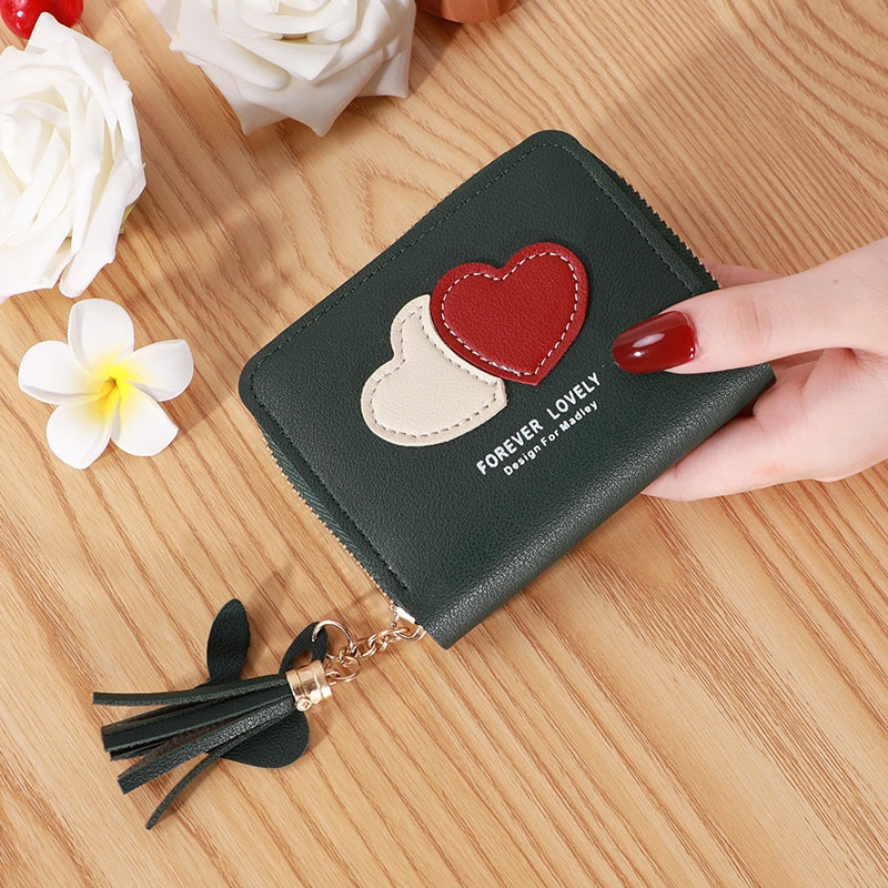 Ví Nữ Mini Ngắn Cầm Tay Dễ Thương Nữ Tính Hàn Quốc TVNN292