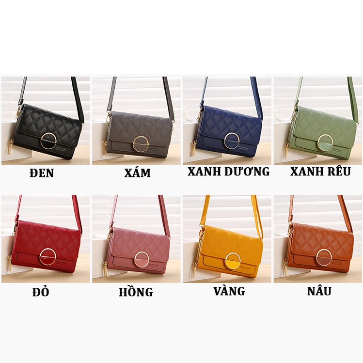 Ví Cầm Tay Nữ Dài Đeo Chéo Cao Cấp Sang Trọng Phong Cách Hàn Quốc TVNN297