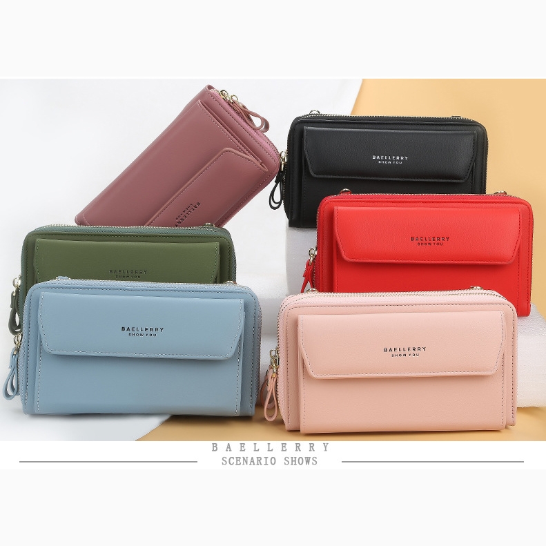 Ví Cầm Tay Nữ Dài Đeo Chéo Cao Cấp Sang Trọng Phong Cách Hàn Quốc TVNN304