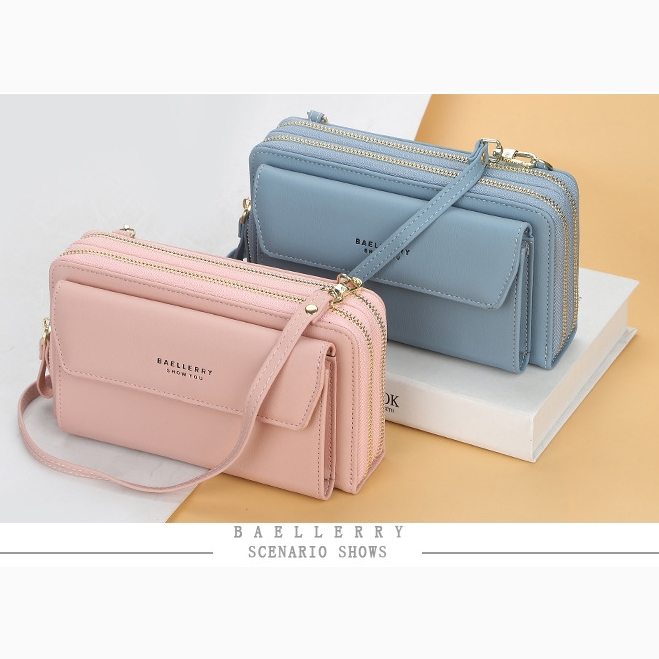 Ví Cầm Tay Nữ Dài Đeo Chéo Cao Cấp Sang Trọng Phong Cách Hàn Quốc TVNN304