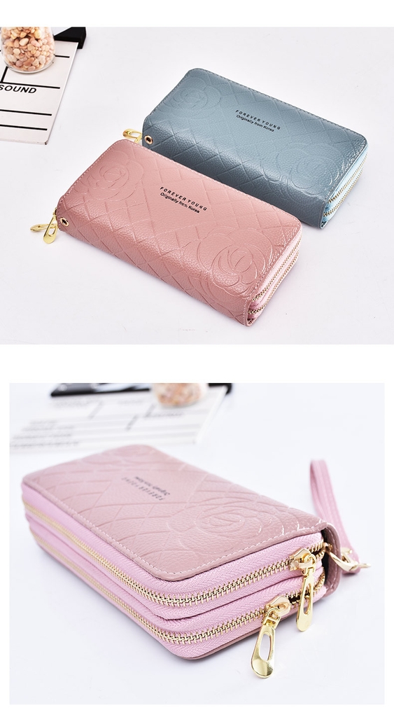 Ví Nữ Dài Cầm Tay Cao Cấp Sang Trọng Phong Cách Hàn Quốc TVNN305