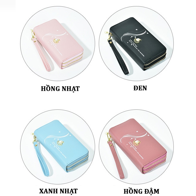 Ví Nữ Dài Cầm Tay Cao Cấp Sang Trọng Phong Cách Hàn Quốc TVNN309