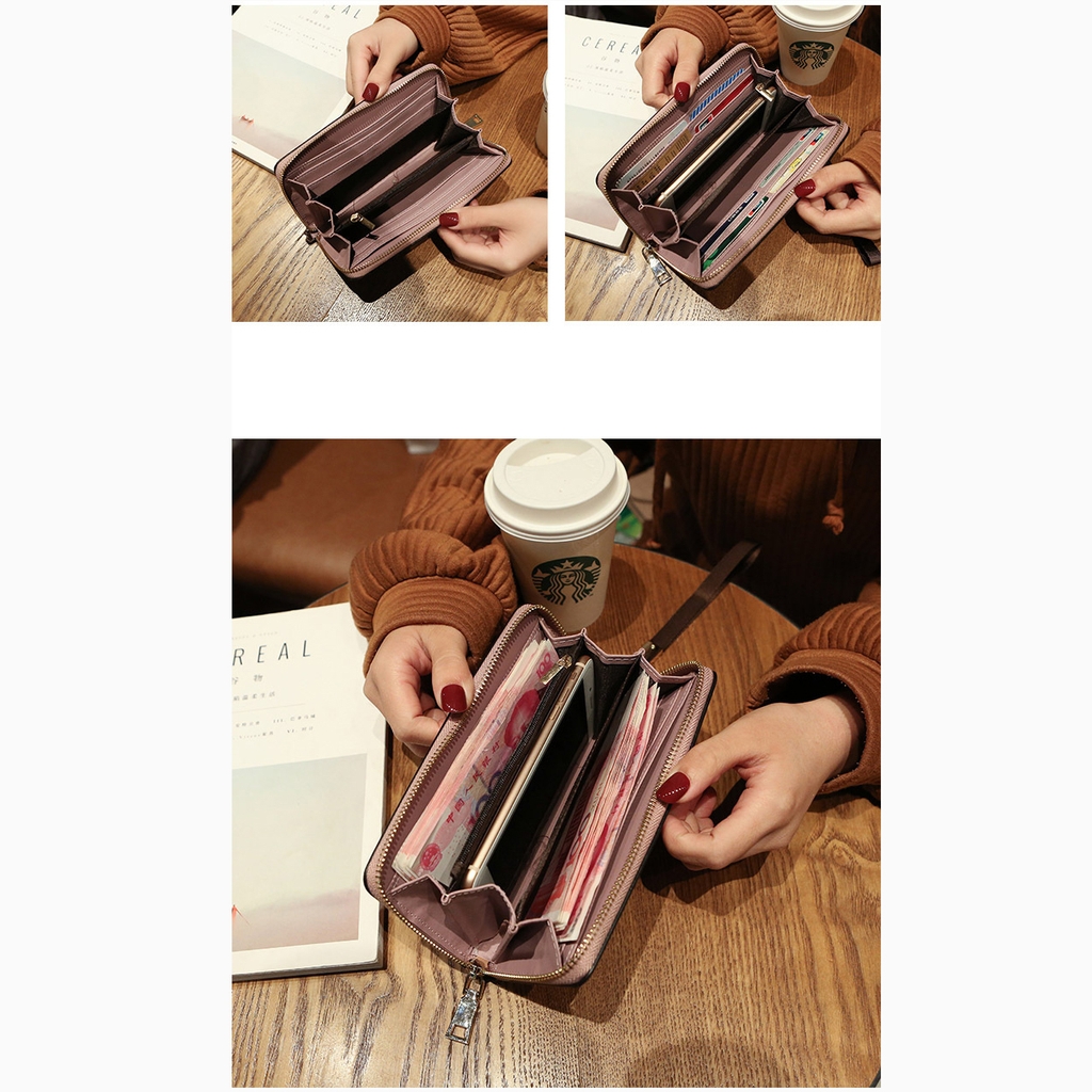 Ví Nữ Dài Cầm Tay Cao Cấp Sang Trọng Phong Cách Hàn Quốc TVNN320