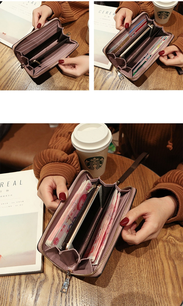 Ví Nữ Dài Cầm Tay Cao Cấp Sang Trọng Phong Cách Hàn Quốc TVNN320