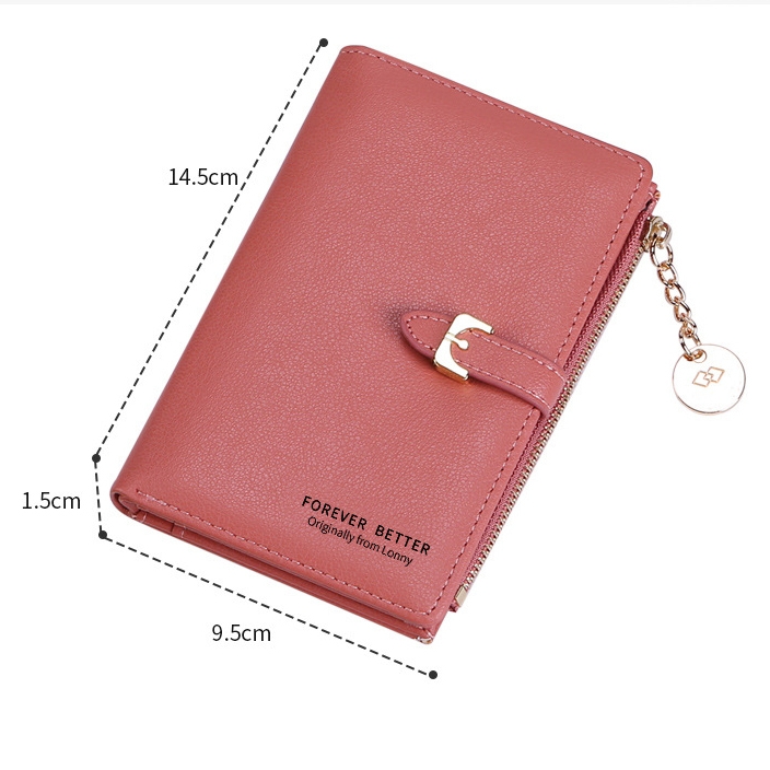 Ví Nữ Mini Ngắn Cầm Tay Cao Cấp Sang Trọng Phong Cách Hàn Quốc TVNN323