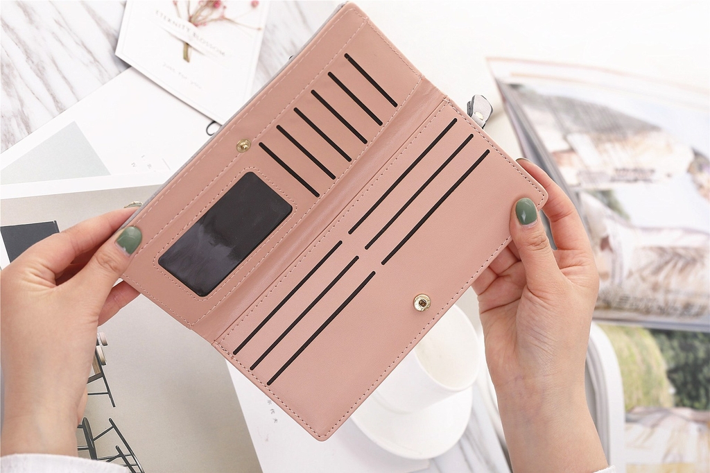 Ví Nữ Dài Cầm Tay Cao Cấp Sang Trọng Phong Cách Hàn Quốc TVNN330