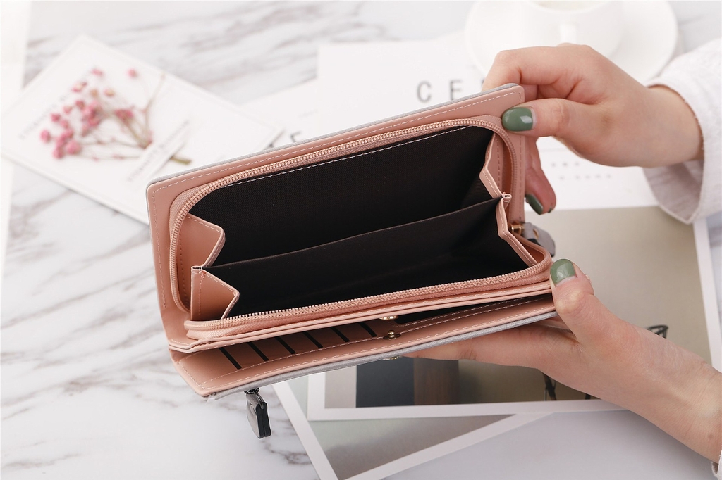 Ví Nữ Dài Cầm Tay Cao Cấp Sang Trọng Phong Cách Hàn Quốc TVNN330